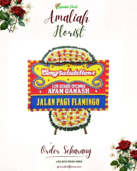 Sewa Papan Bunga Ice Bsd Tangerang
